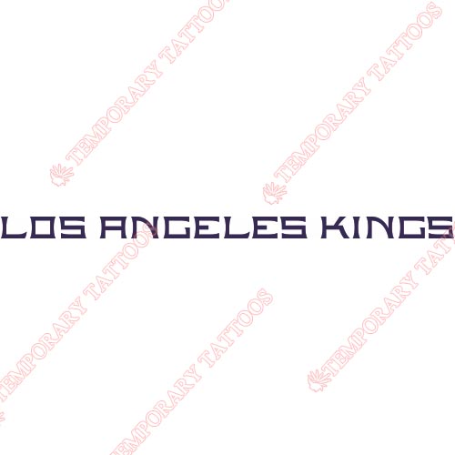 Los Angeles Kings Customize Temporary Tattoos Stickers NO.171